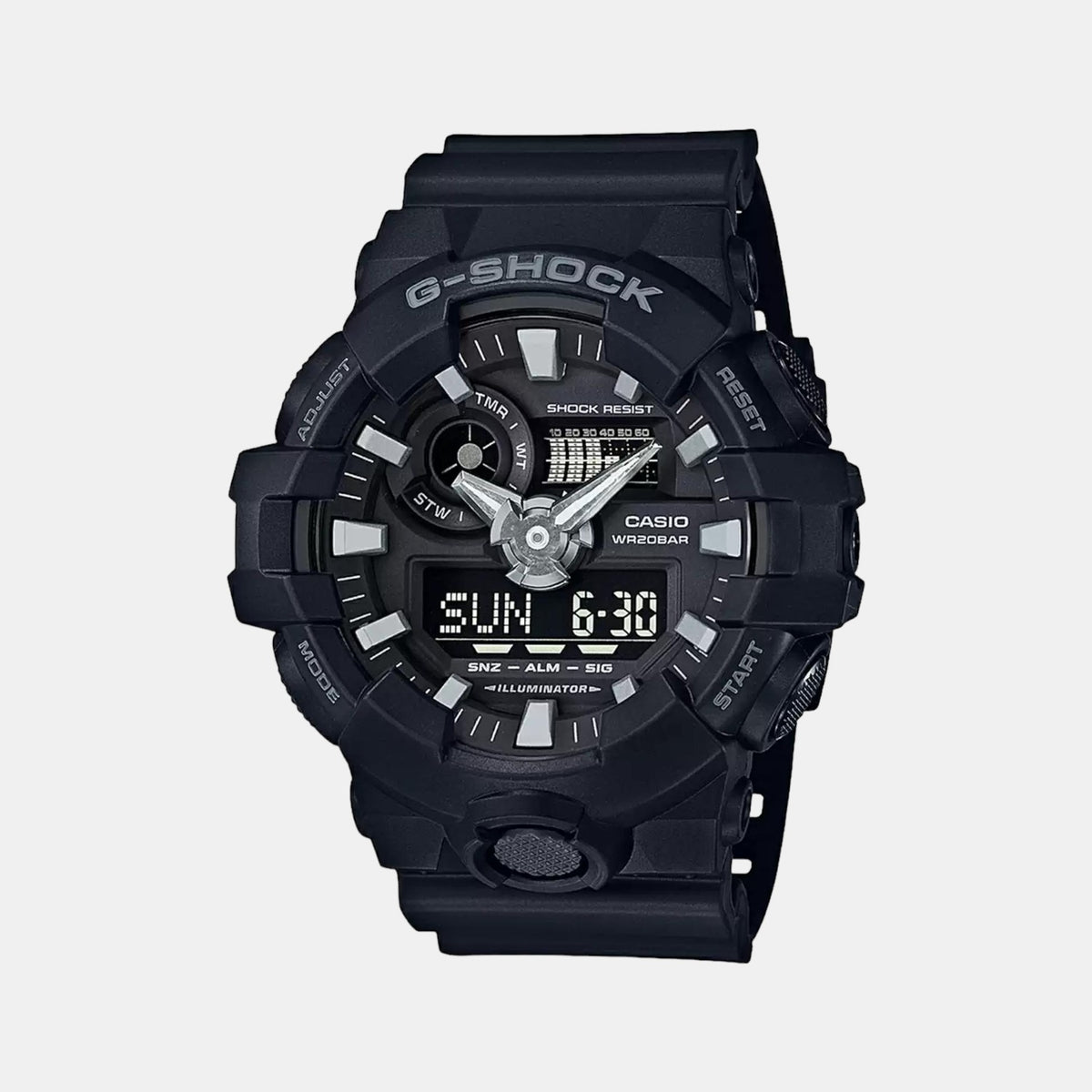 Casio Round Black Analog-Digital watch