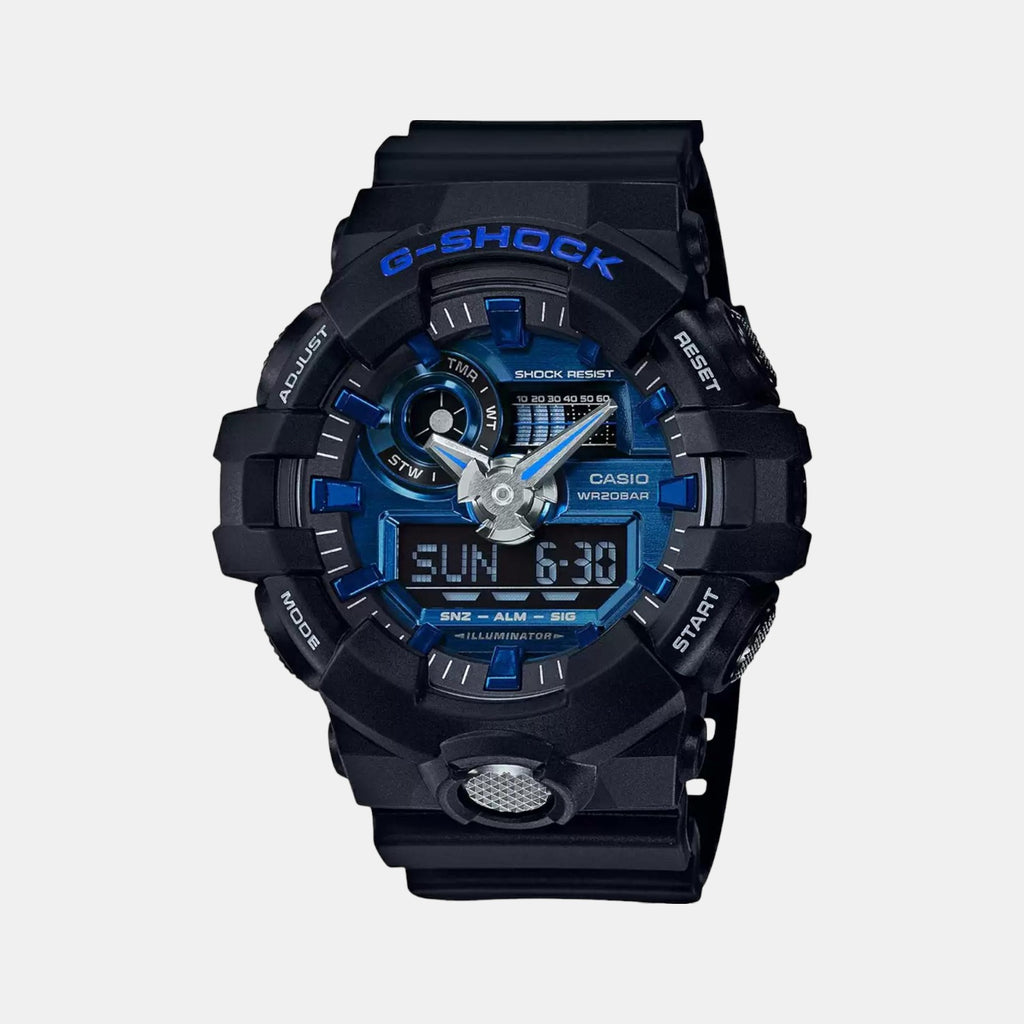 Casio Round Blue Analog-Digital watch