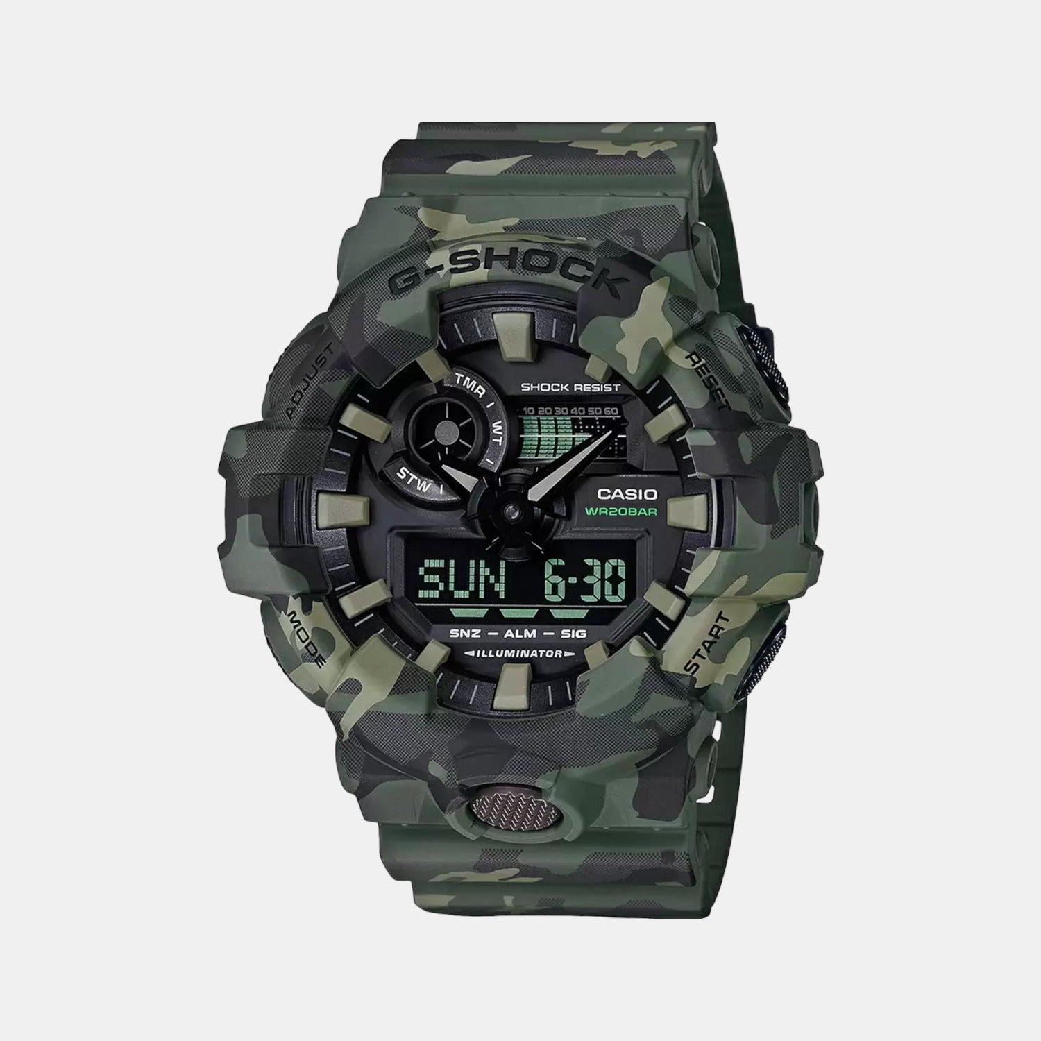 G-Shock Male Analog-Digital Resin Watch G824