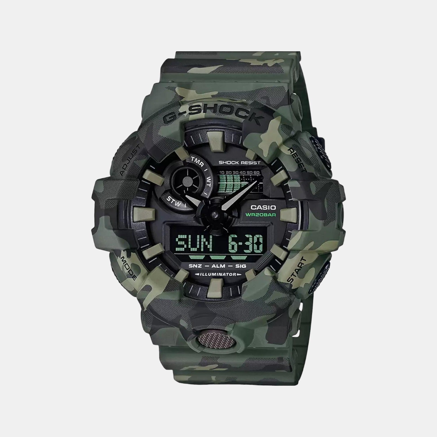 Casio Round Grey Analog-Digital watch