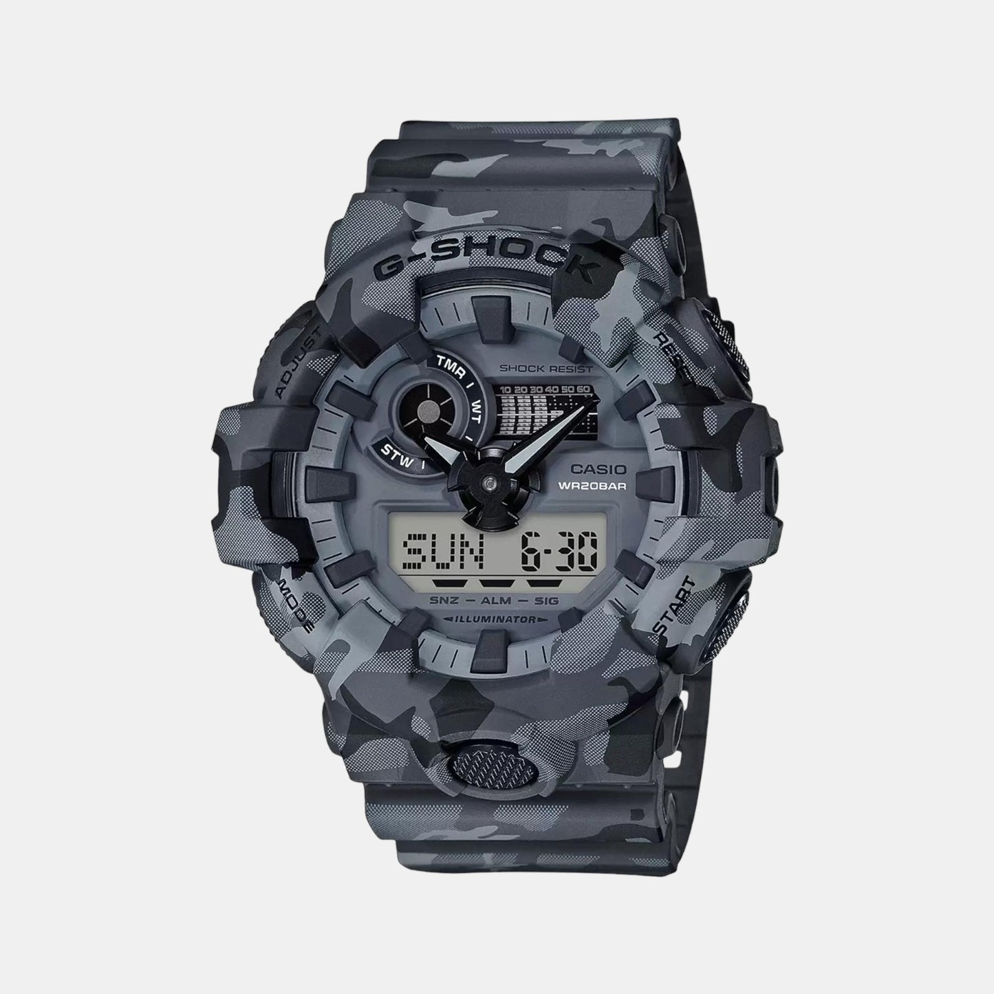 G-Shock Male Analog-Digital Resin Watch G825