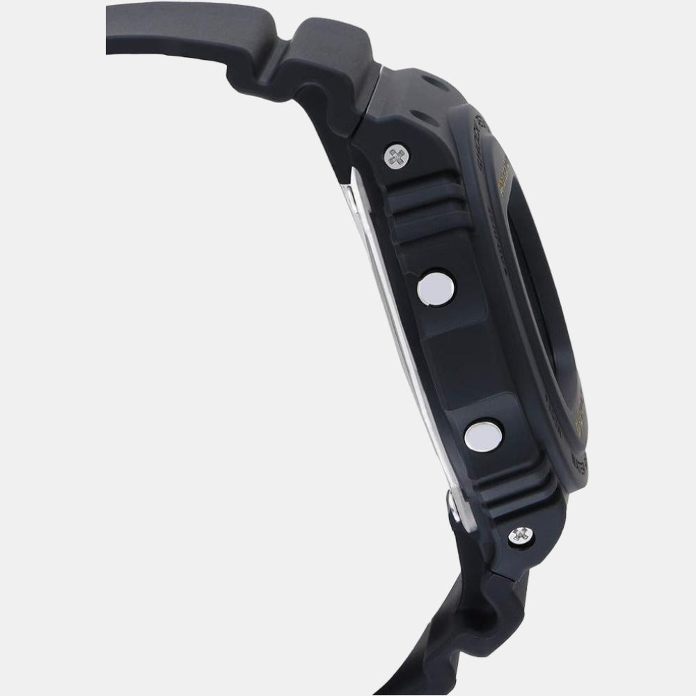 Casio Men Round Black watch