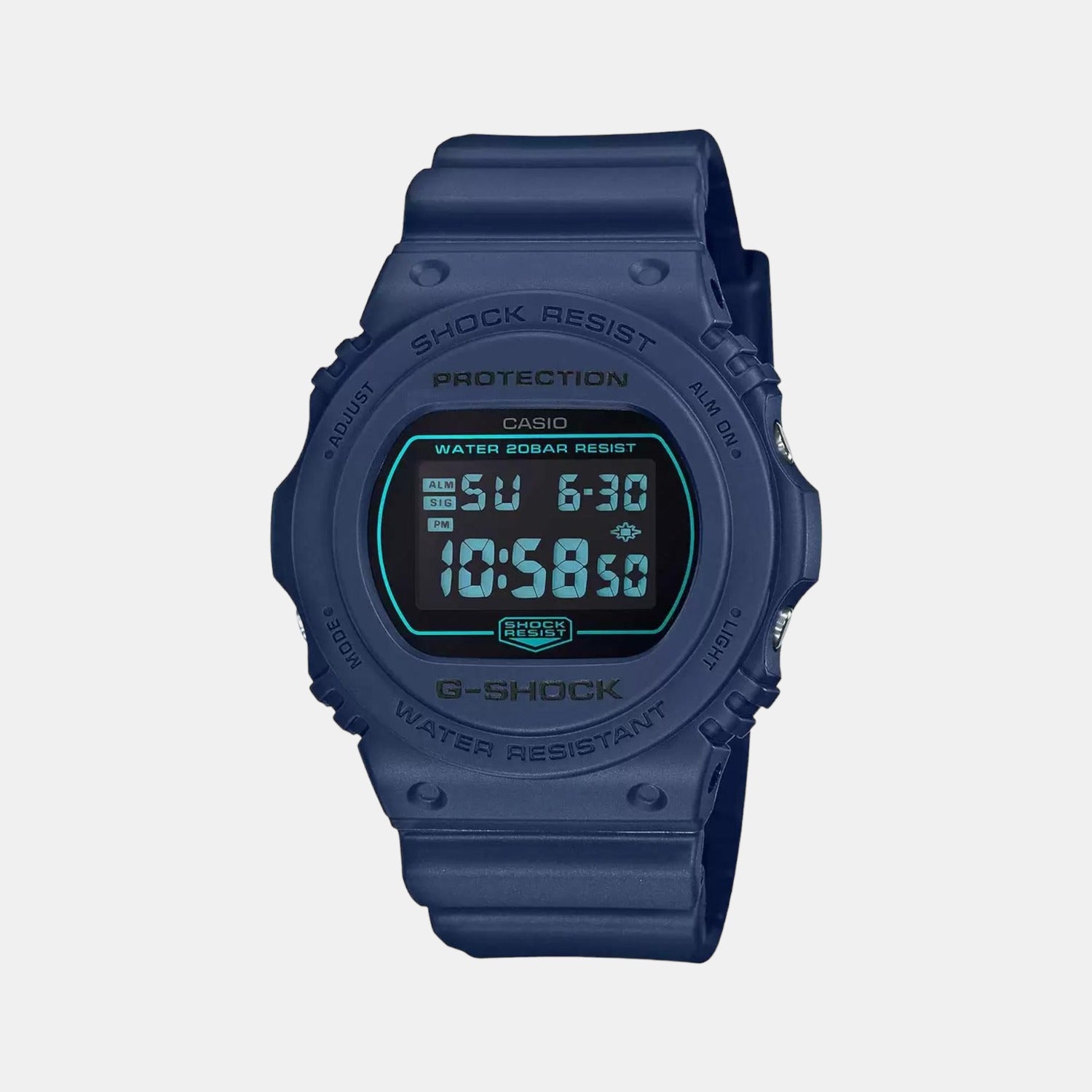 Casio Round Black Digital watch