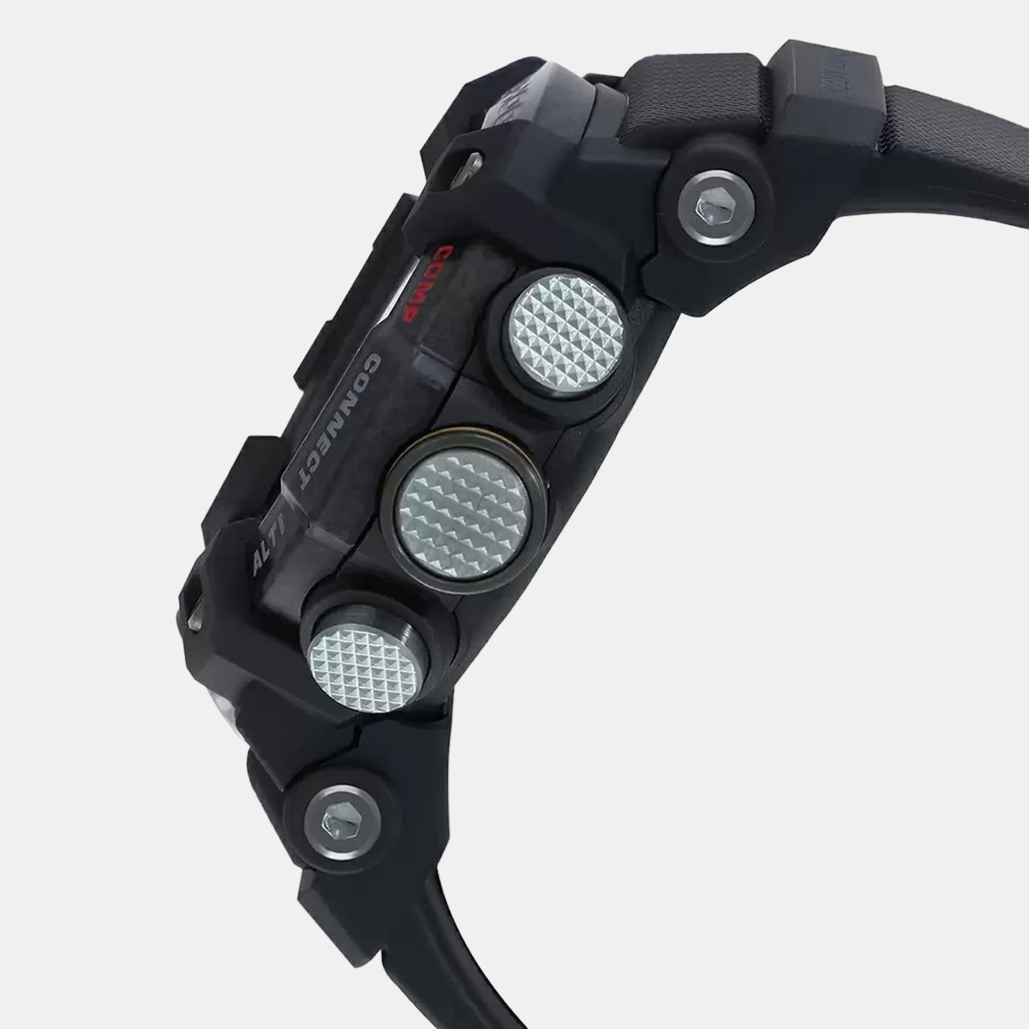 Casio Men Round Black watch