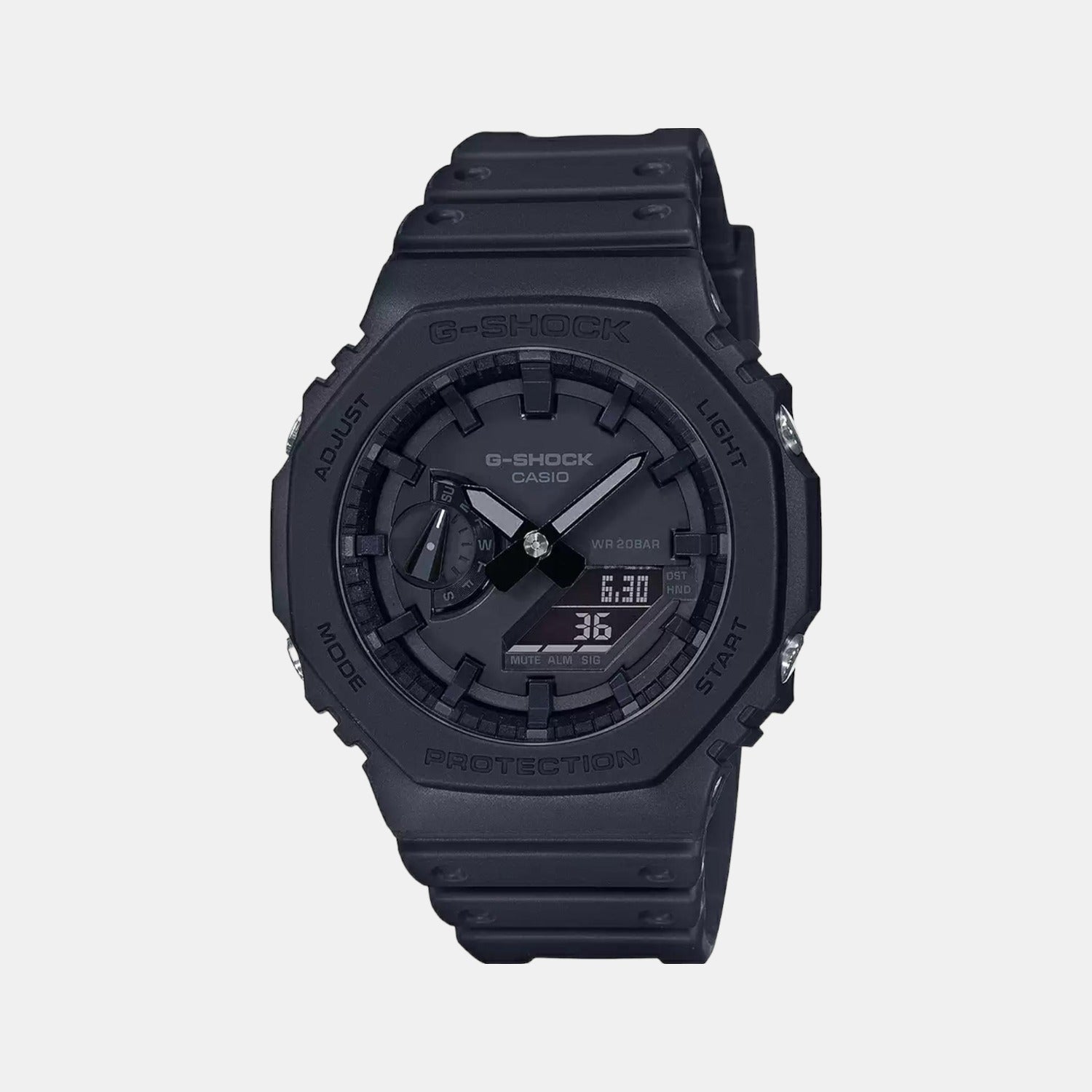 Casio Round Black Digital watch