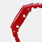 Casio Men Round Red watch