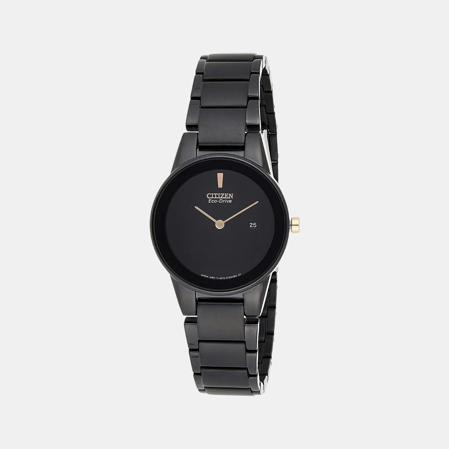 Female Black Analog Stainless Steel Watch GA1055-57F