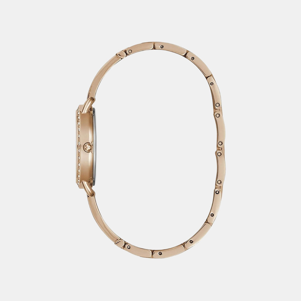 Guess Women Round Rose Gold watch