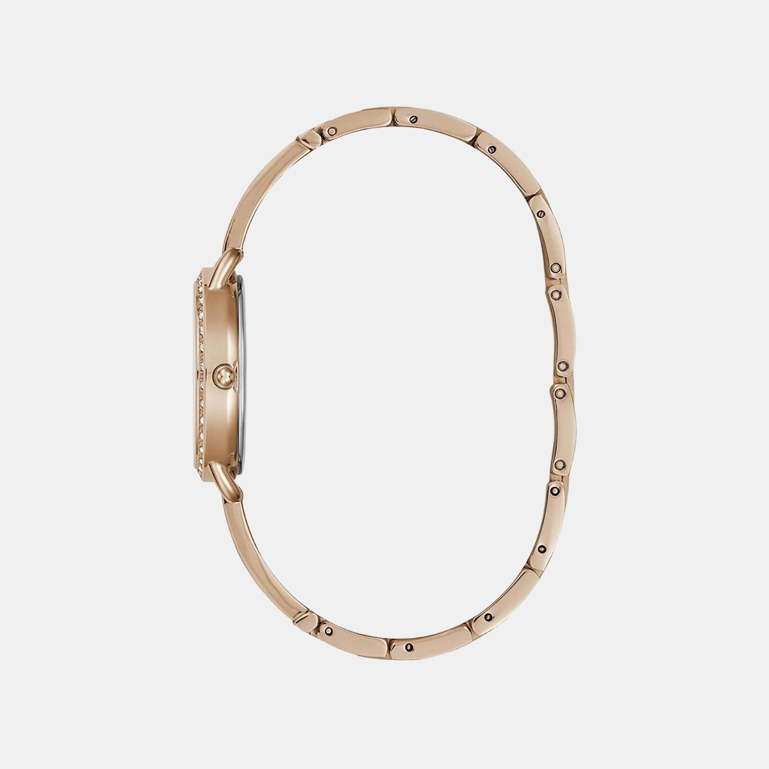 Guess Women Round Rose Gold watch