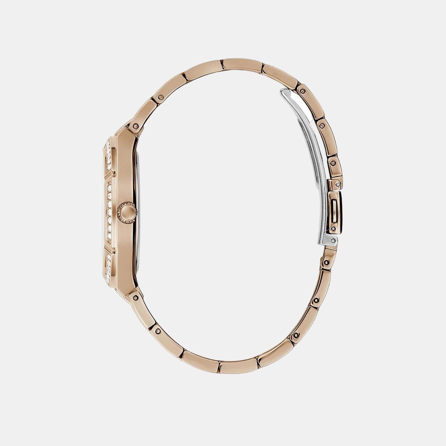 Guess Women Round White watch