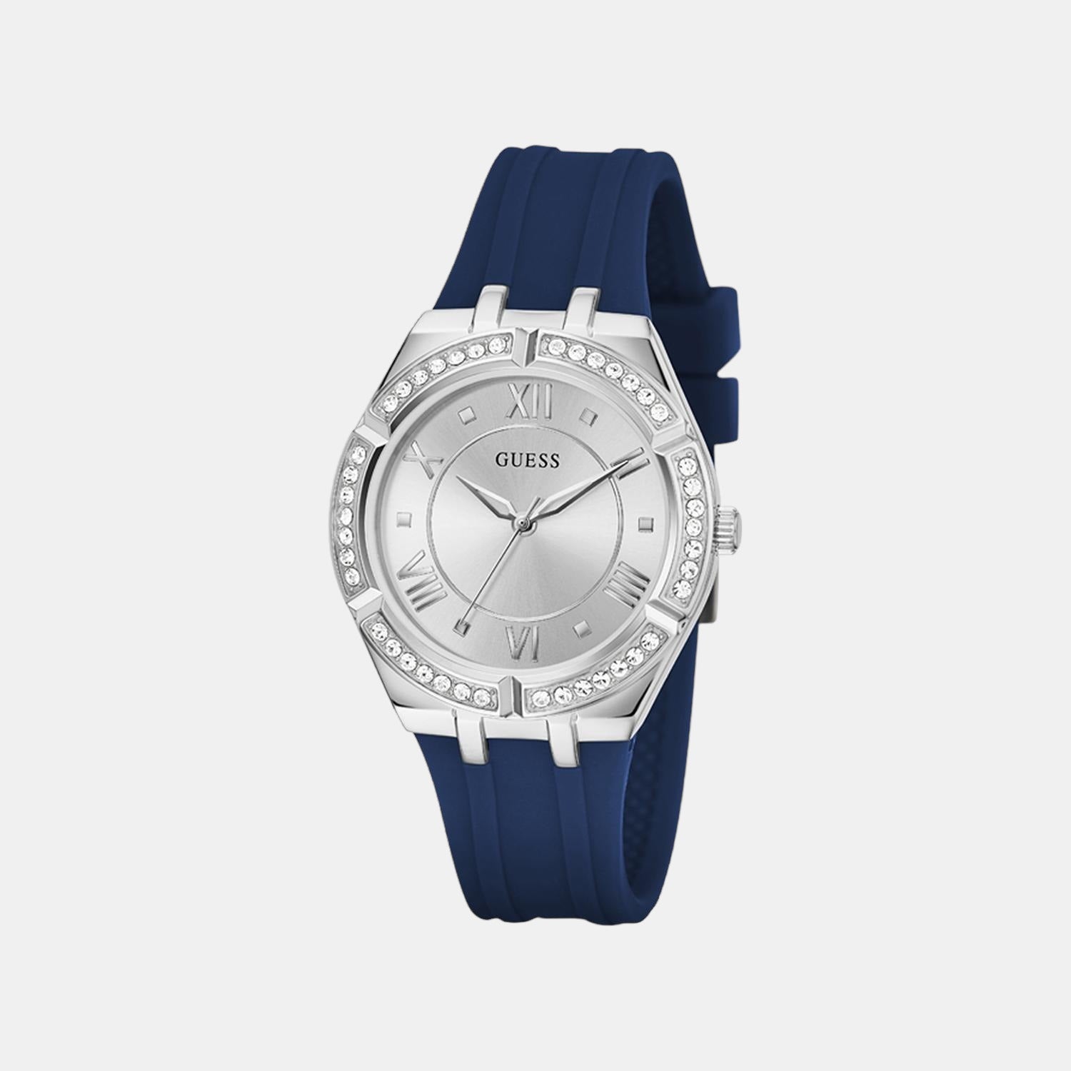 Guess Stainless Steel Round watch