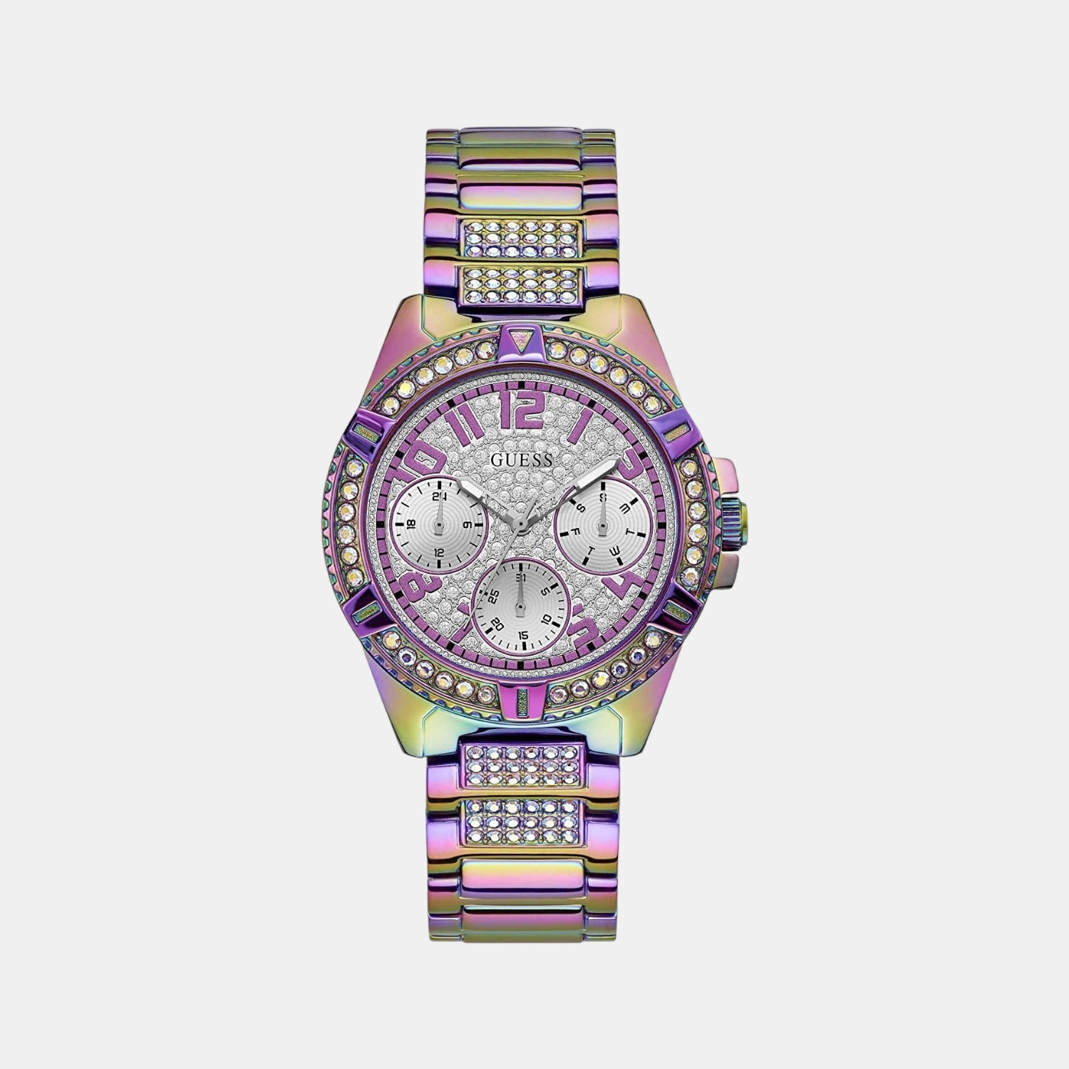 Guess Round Two Tone Chronograph watch