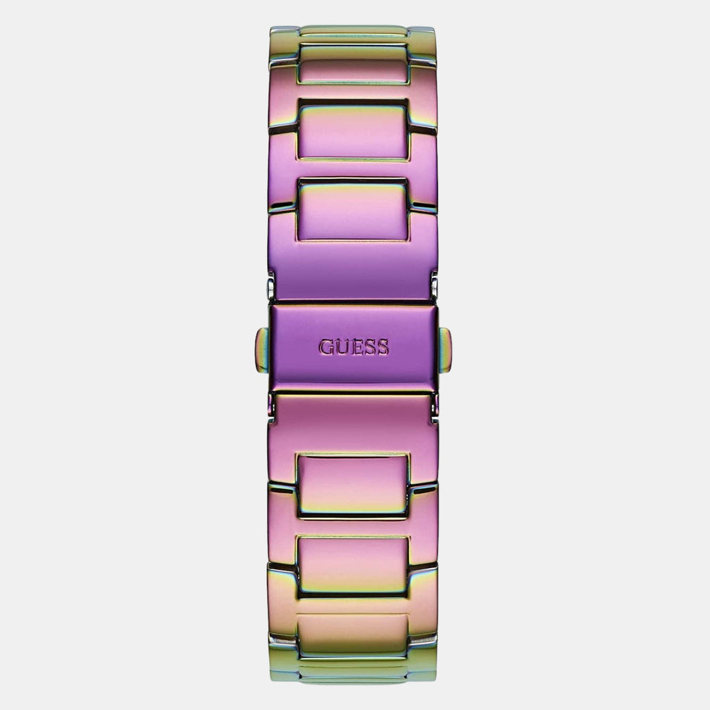 Guess Women Round Two Tone watch