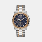 Guess Round Blue Chronograph watch