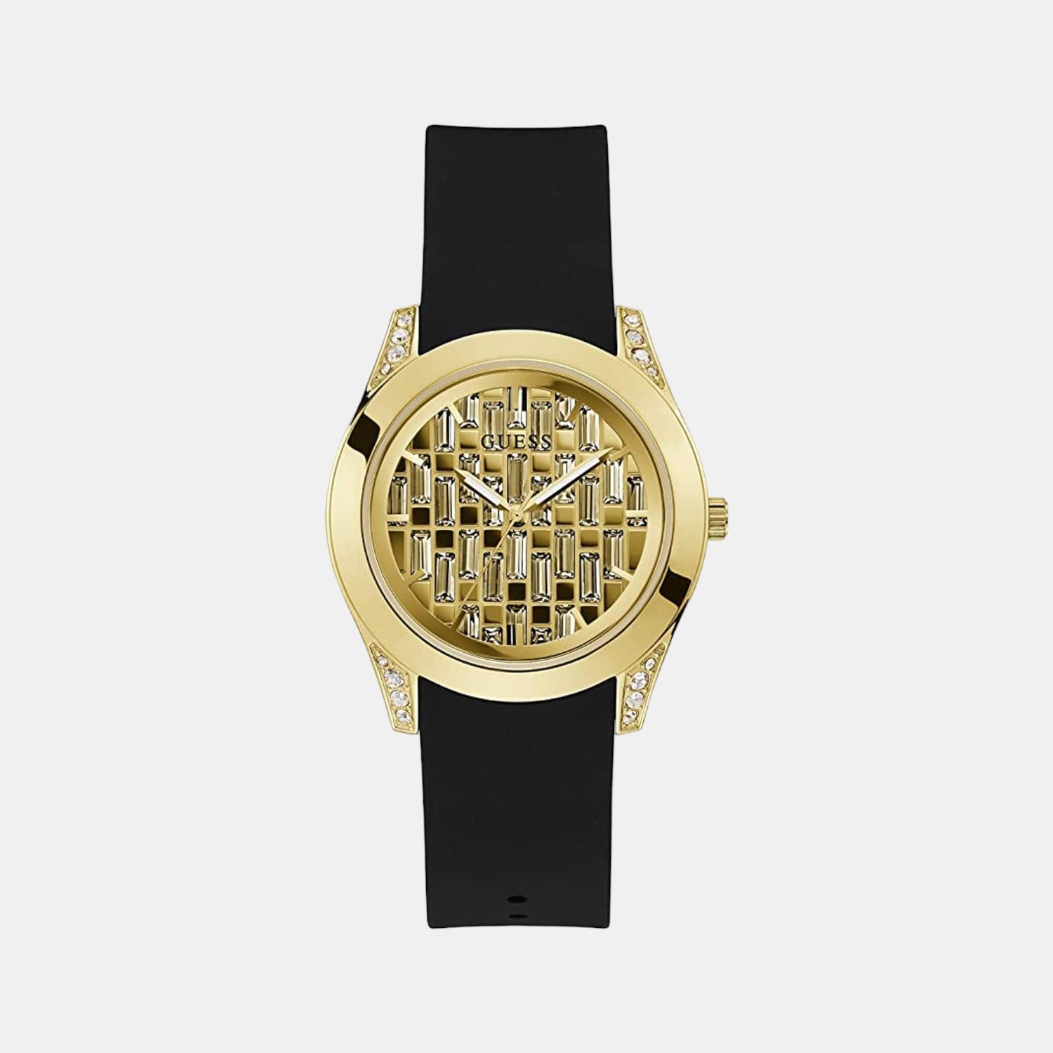 Guess Round Gold Analog watch