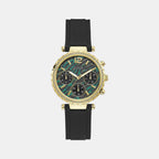 Guess Round Green Chronograph watch