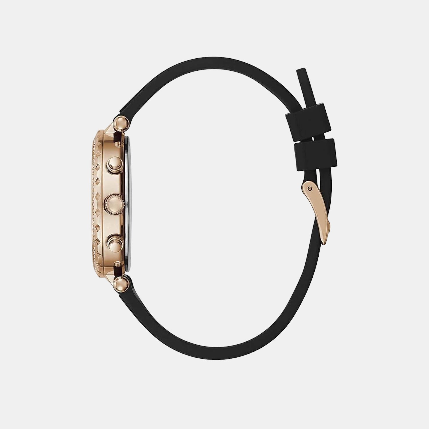 Guess Women Rectangular Black watch