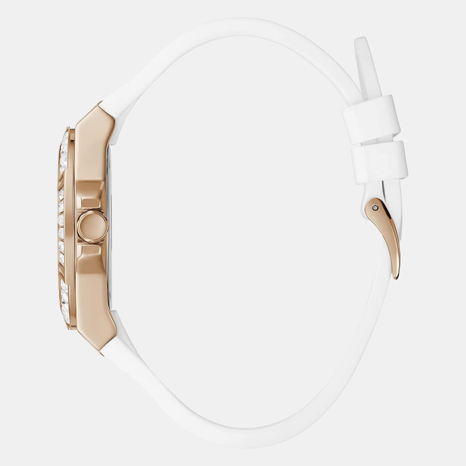 Guess Women Round White watch