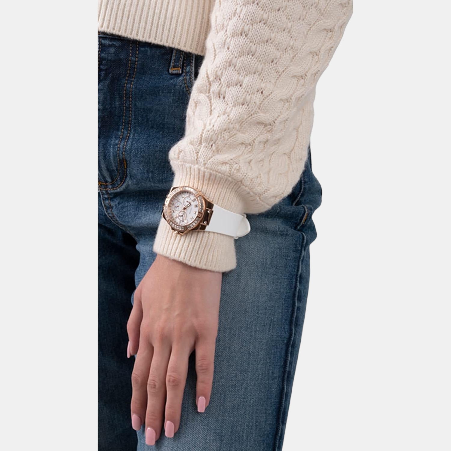 Guess Round Quartz Chronograph Women watch