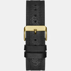 Guess Men Round Black watch