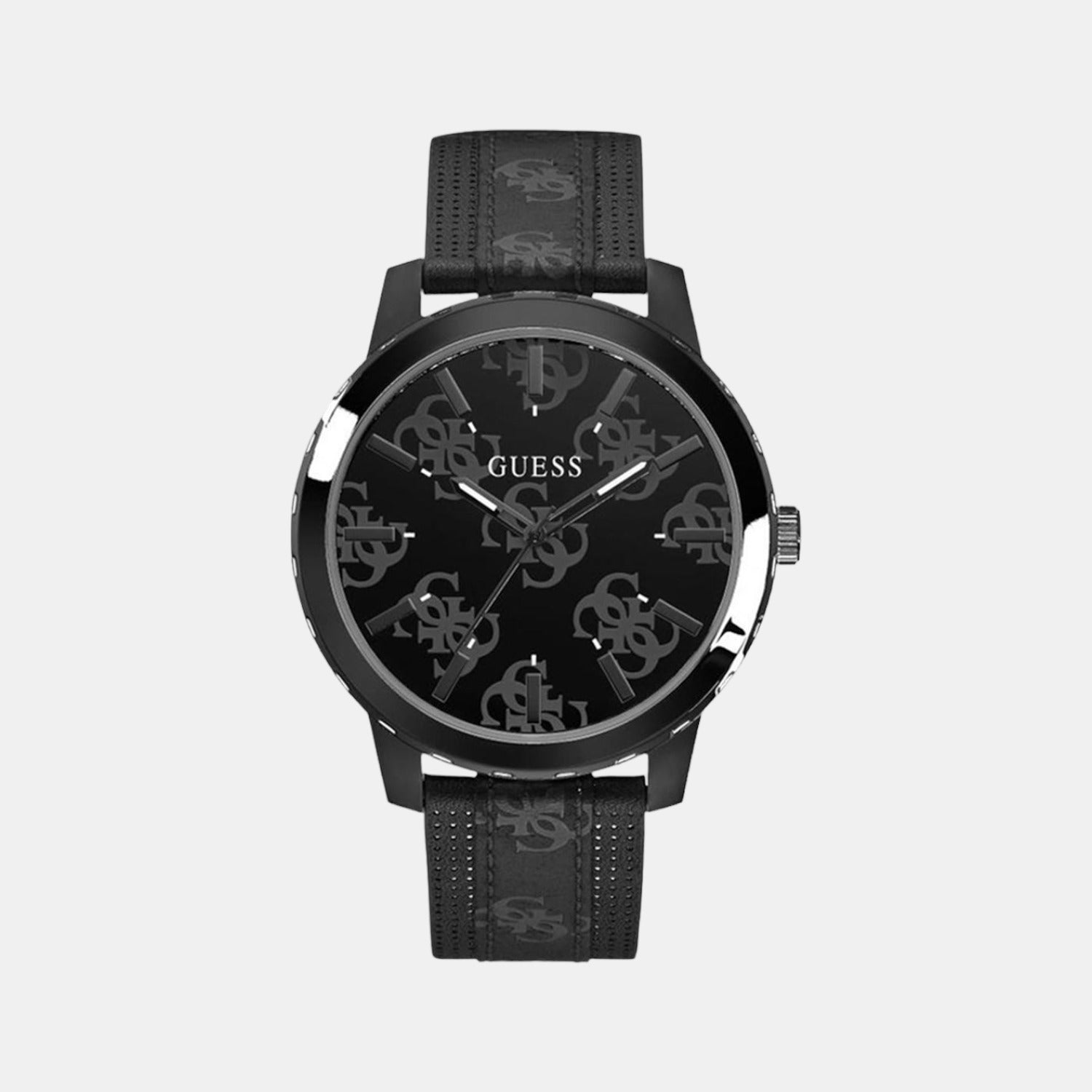 Male Analog Leather Watch GW0201G2