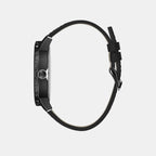 Guess Men Round Black watch