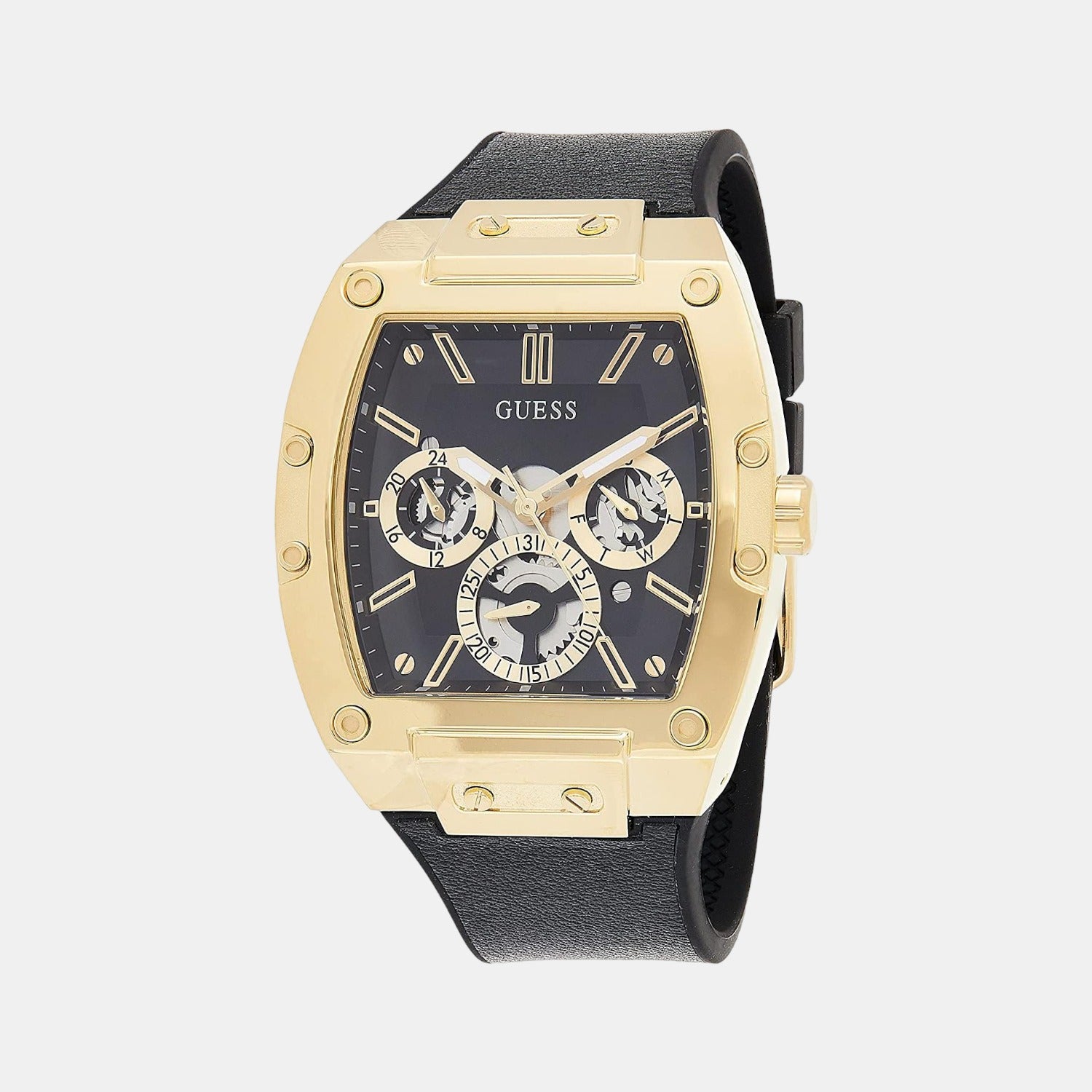 Guess Rectangular Black Chronograph watch