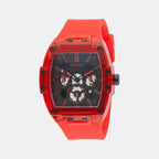 Guess Round Red Analog watch