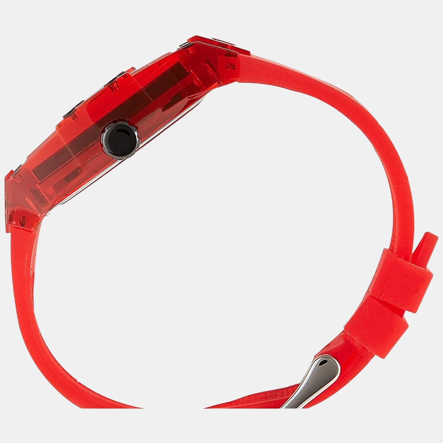 Guess Men Round Red watch