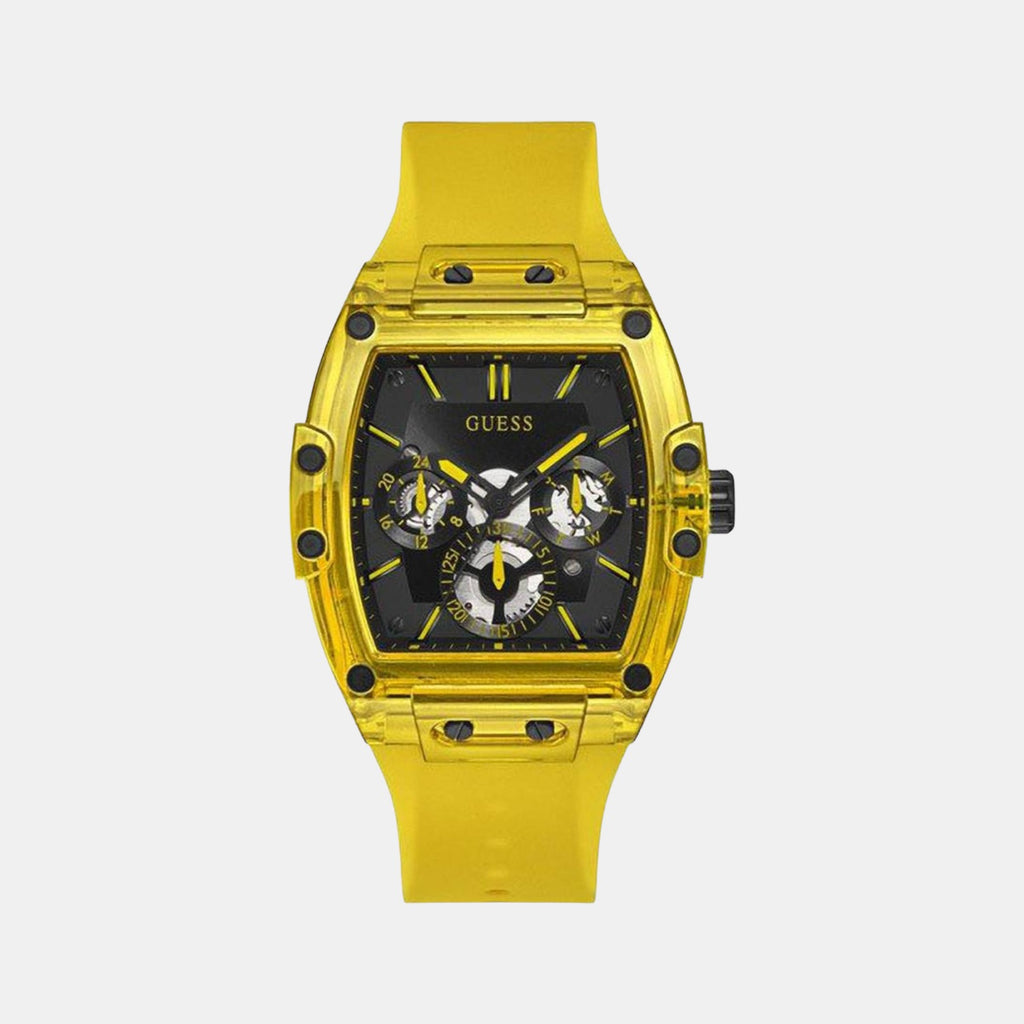 Guess Round Black Chronograph watch