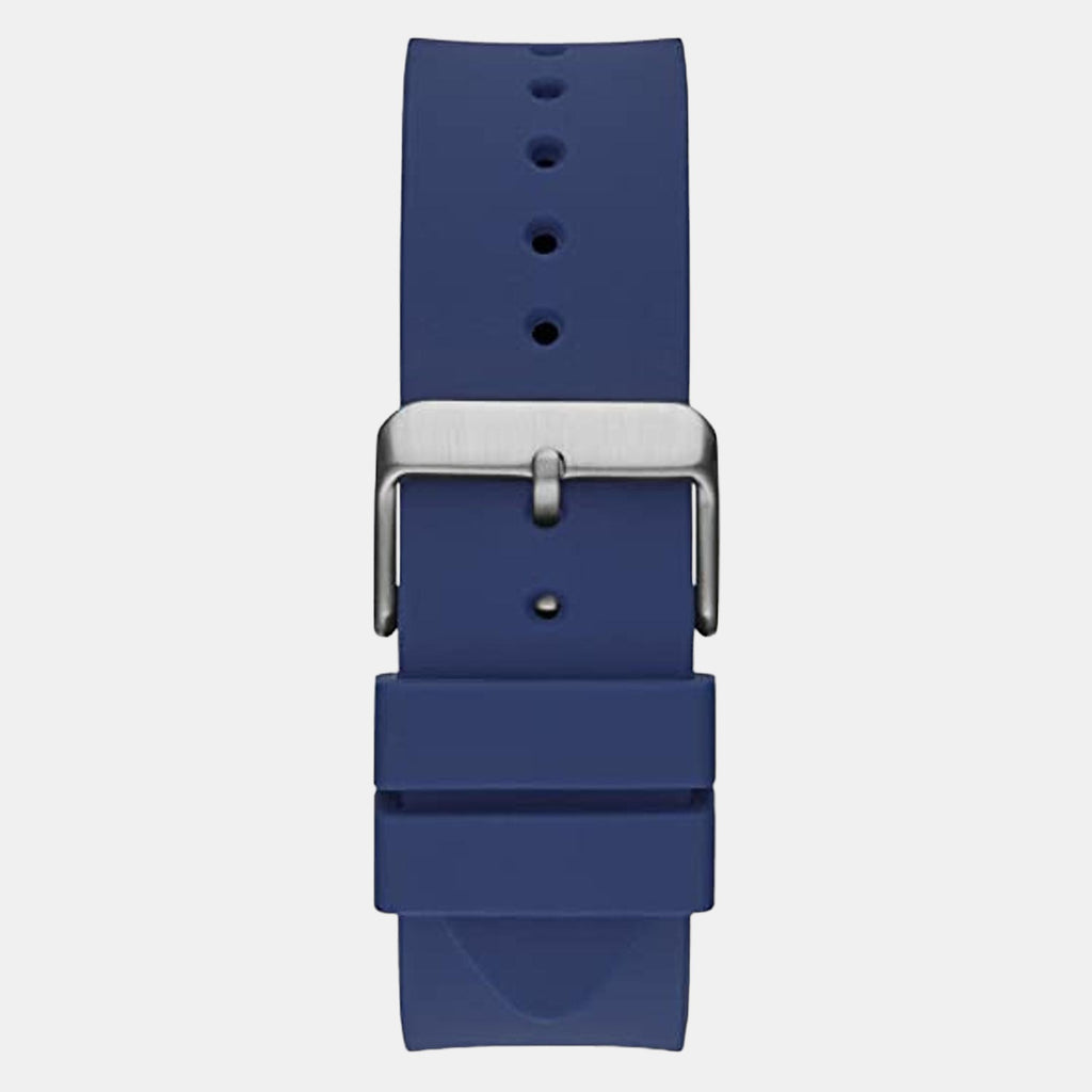 Guess Men Round Blue watch