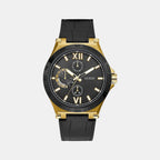 Guess Round Black Chronograph watch