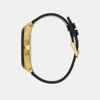 Guess Men Round Black watch