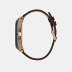 Guess Men Round Blue watch