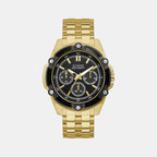 Guess Round Black Chronograph watch