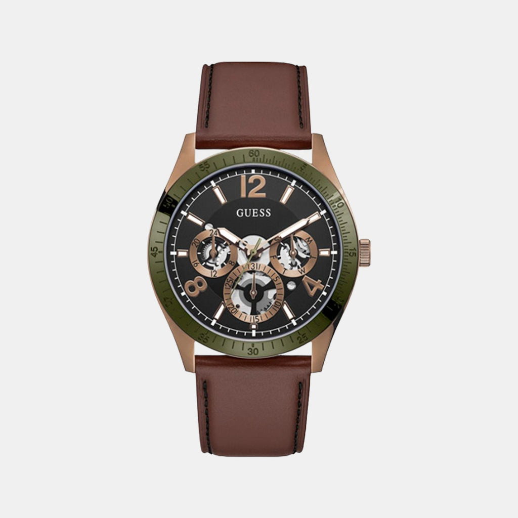 Guess Round Black Chronograph watch