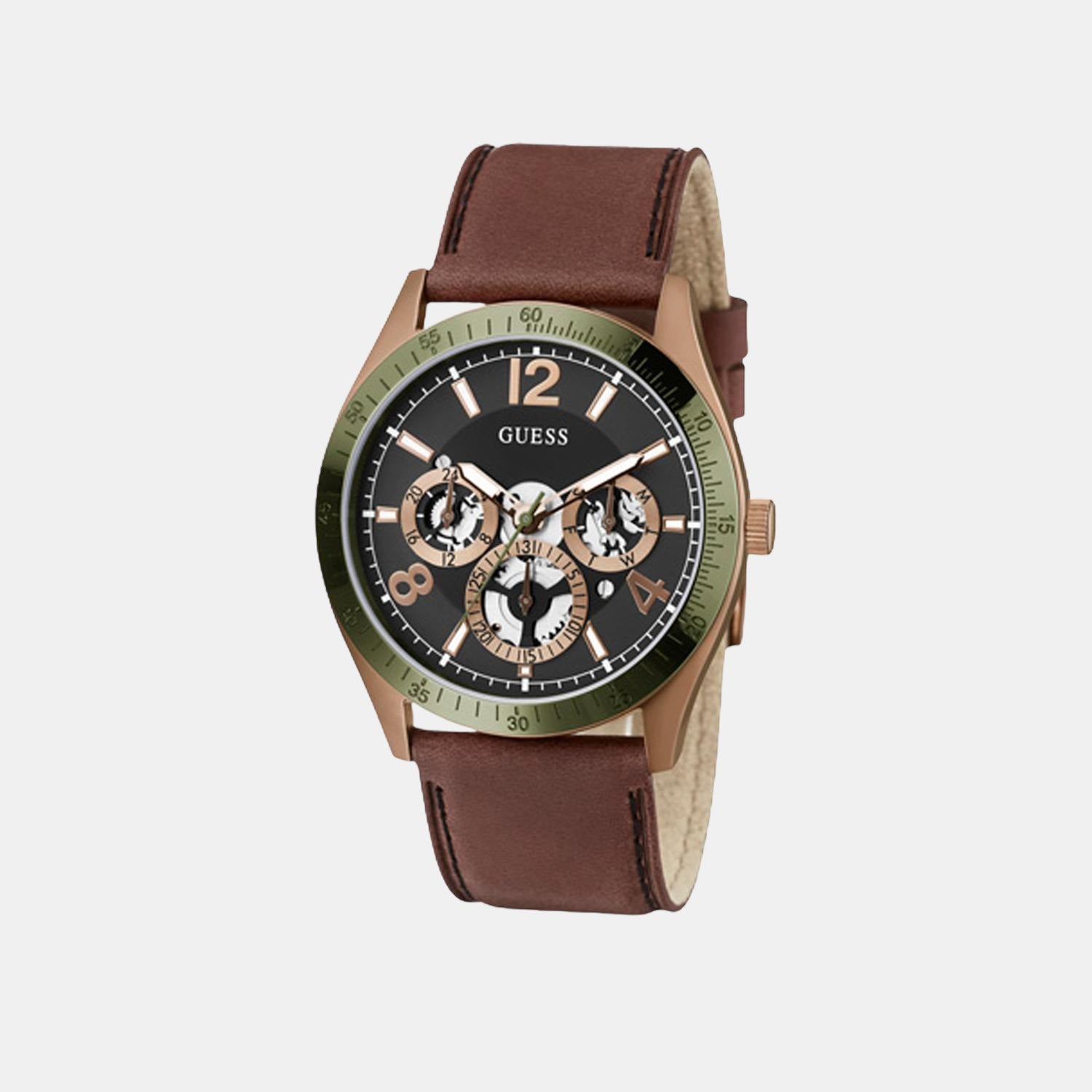 Guess Leather Black watch