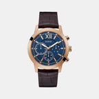 Guess Round Blue Chronograph watch