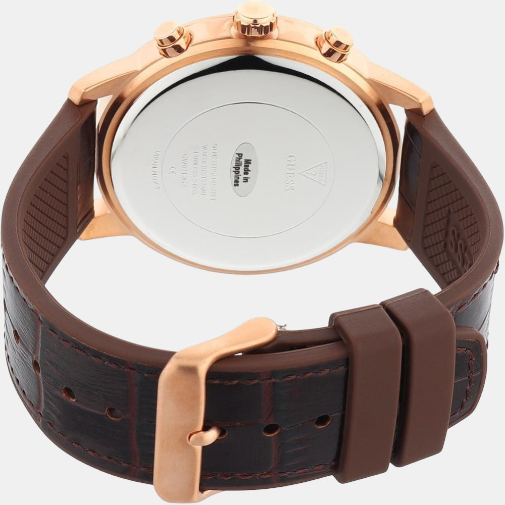 Guess Men Round Blue watch