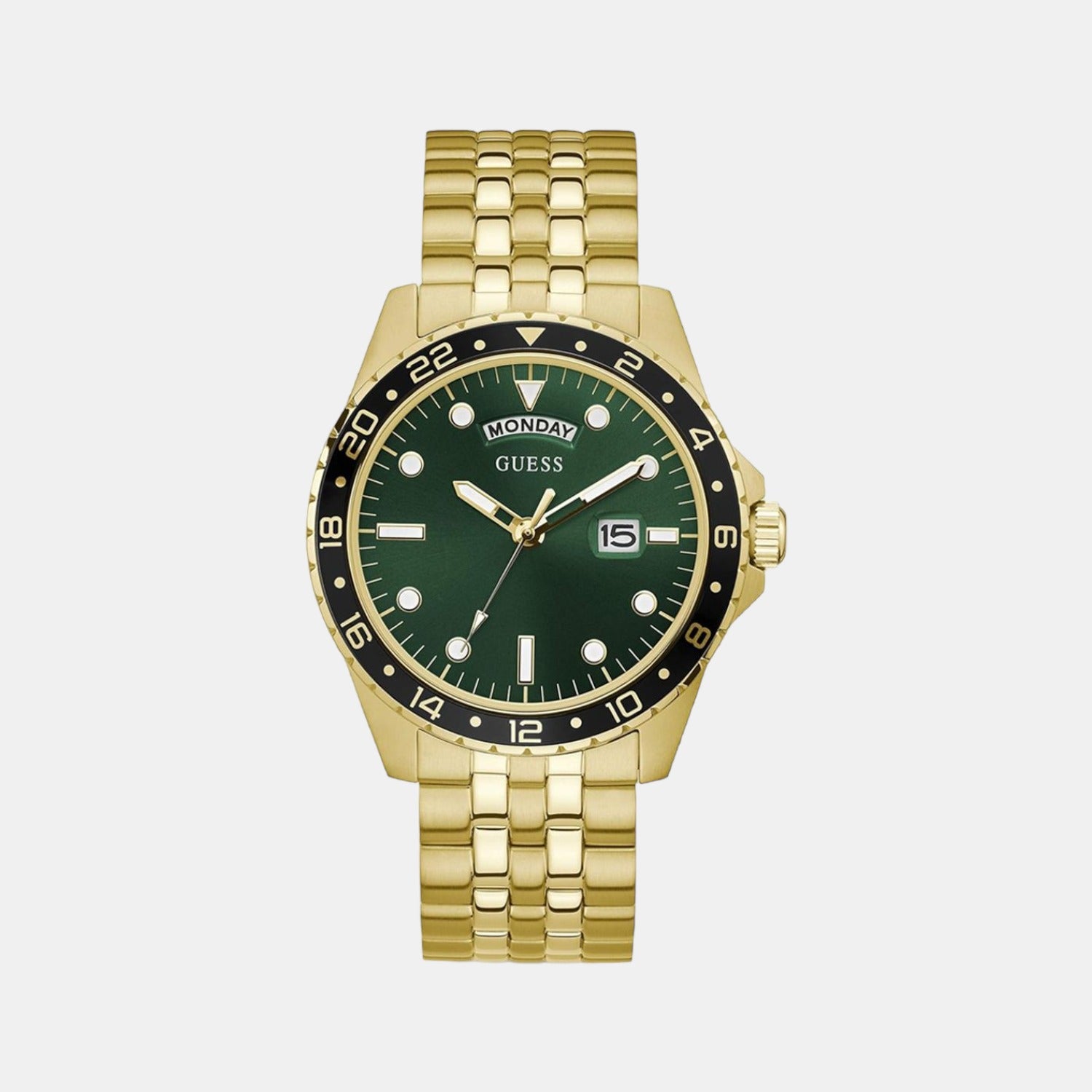 Guess Round Green Analog watch