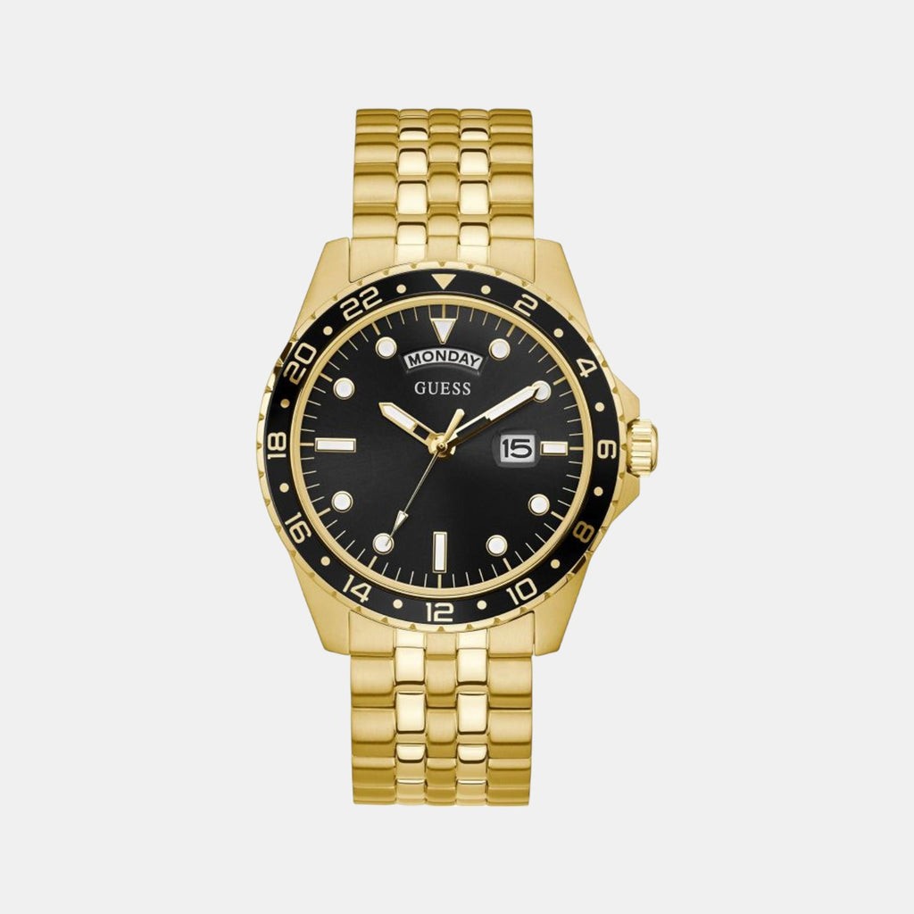 Guess Round Gold Analog watch