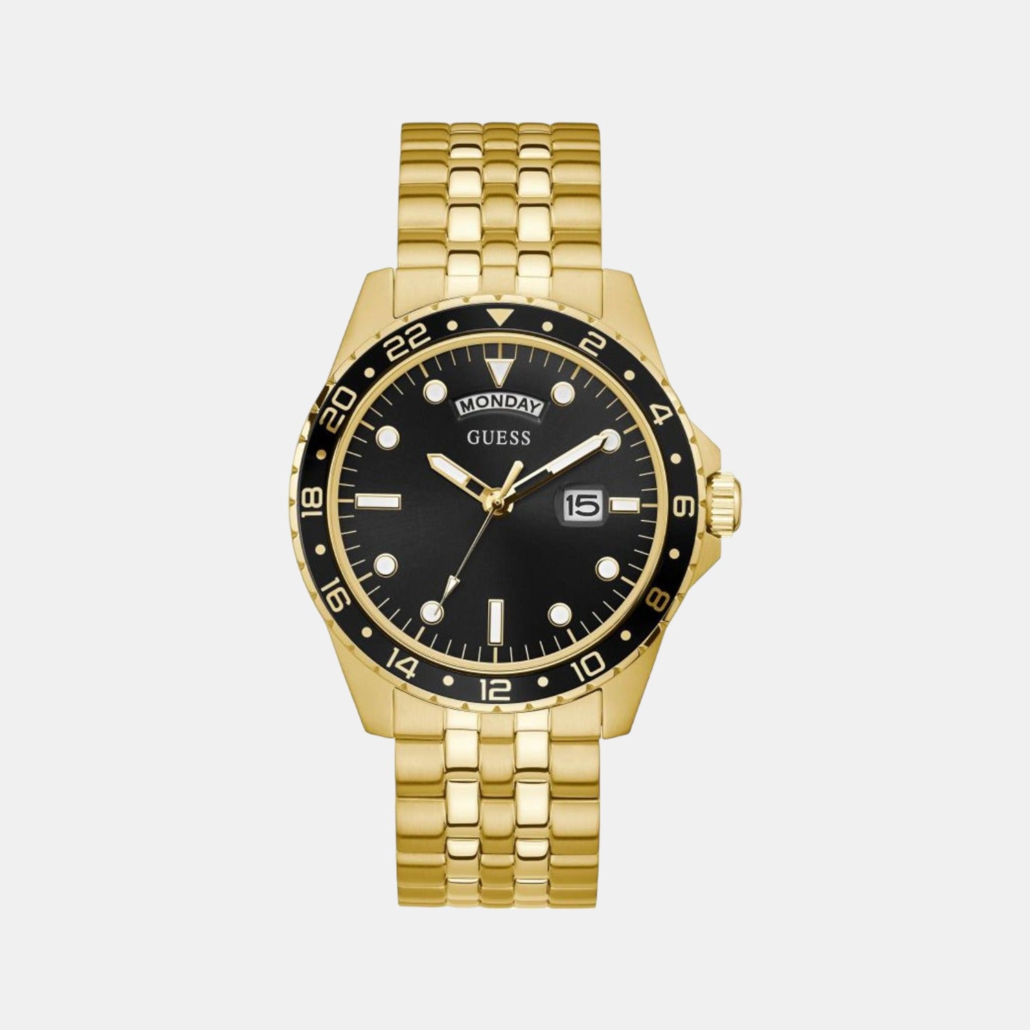 Guess Round Gold Analog watch