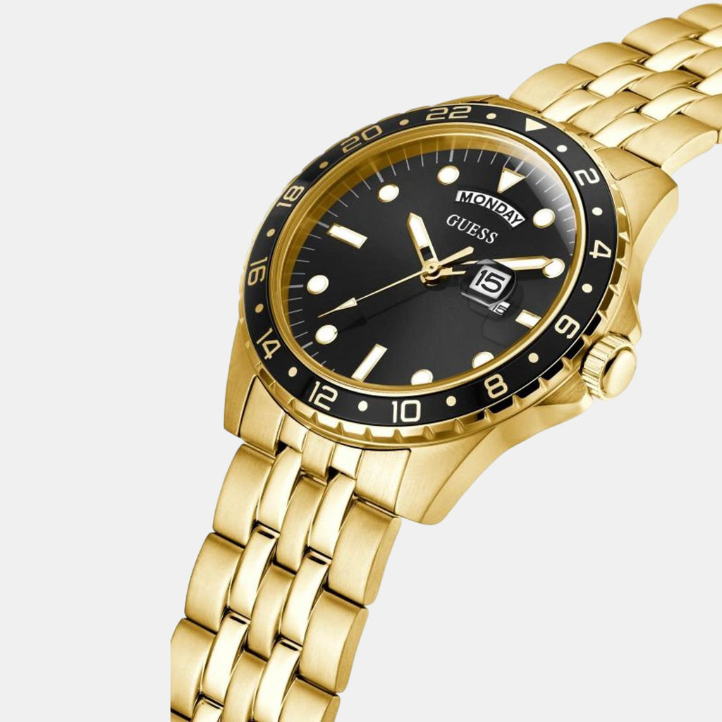 Guess Stainless Steel Round watch