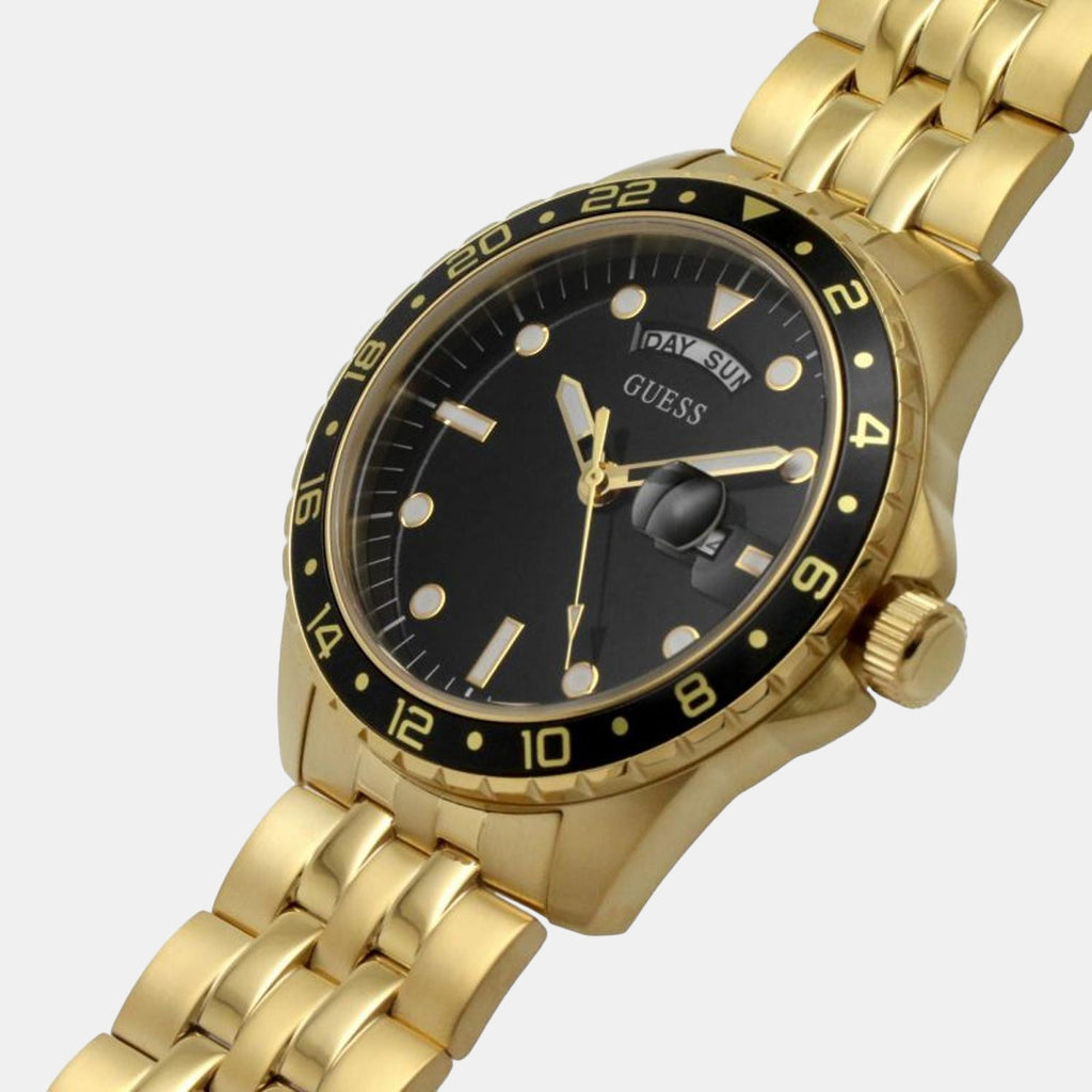 Guess 44 mm Gold Quartz watch