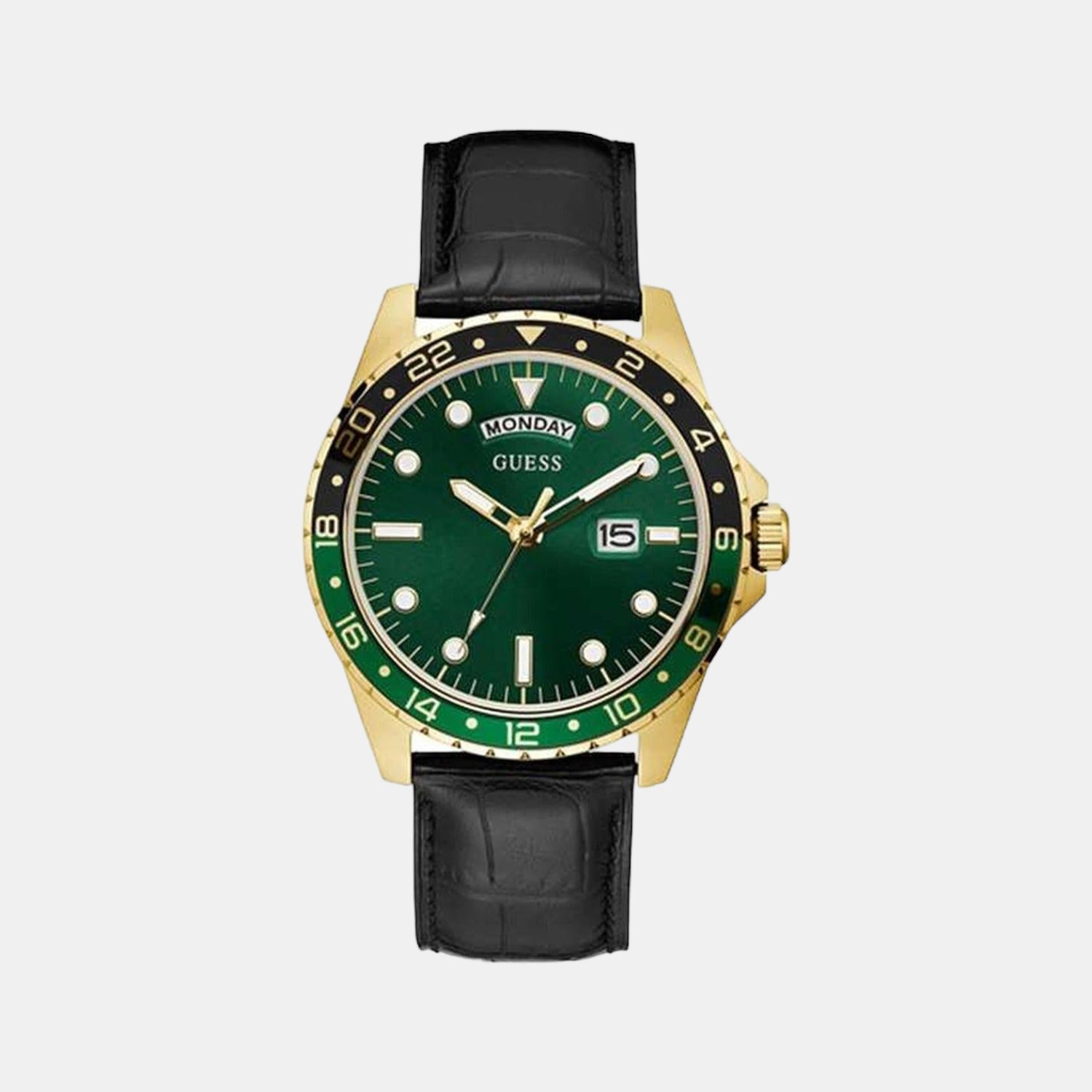 Guess Round Green Analog watch