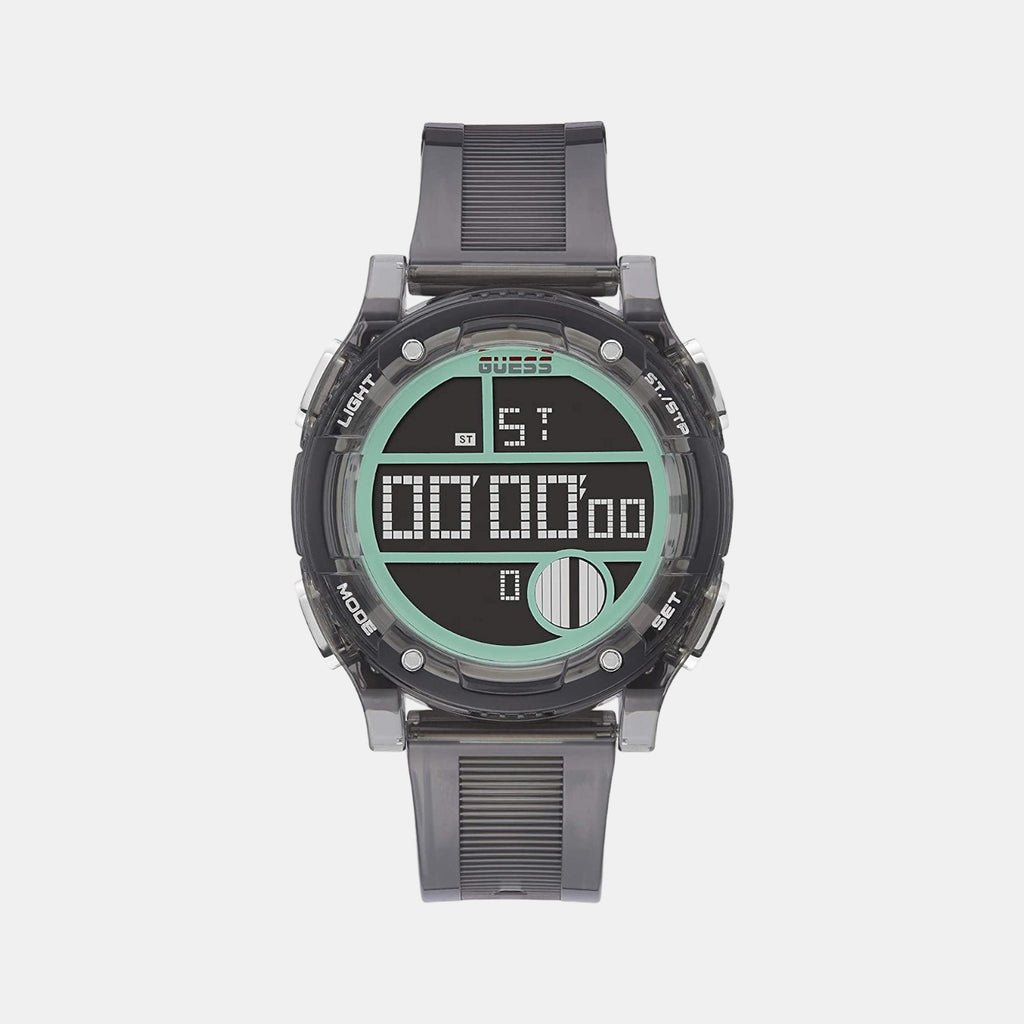 Guess Round Black Digital watch