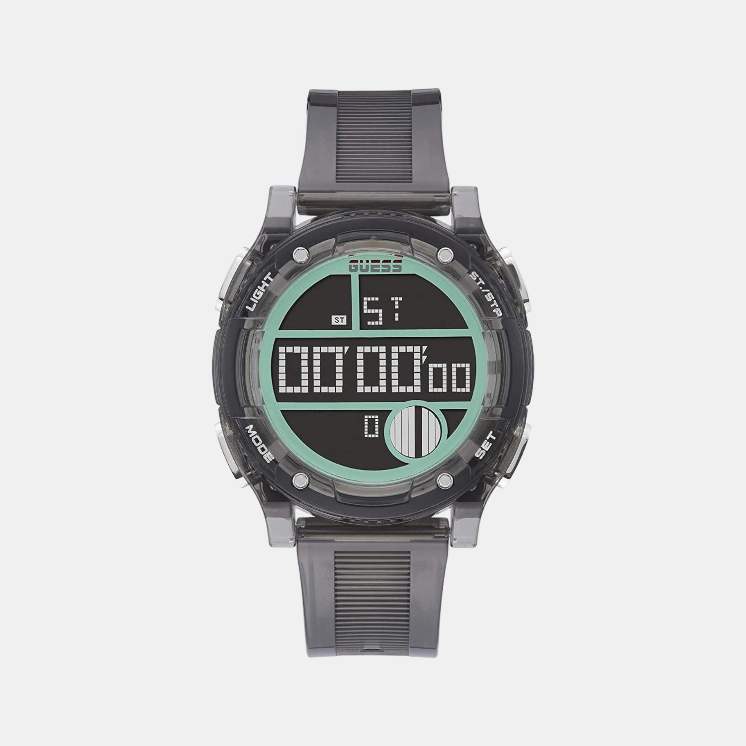 Guess Round Black Digital watch
