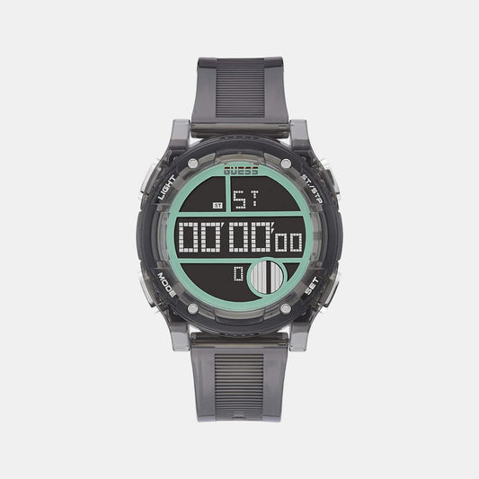 Male Black Digital Stainless Steel Watch GW0226G3