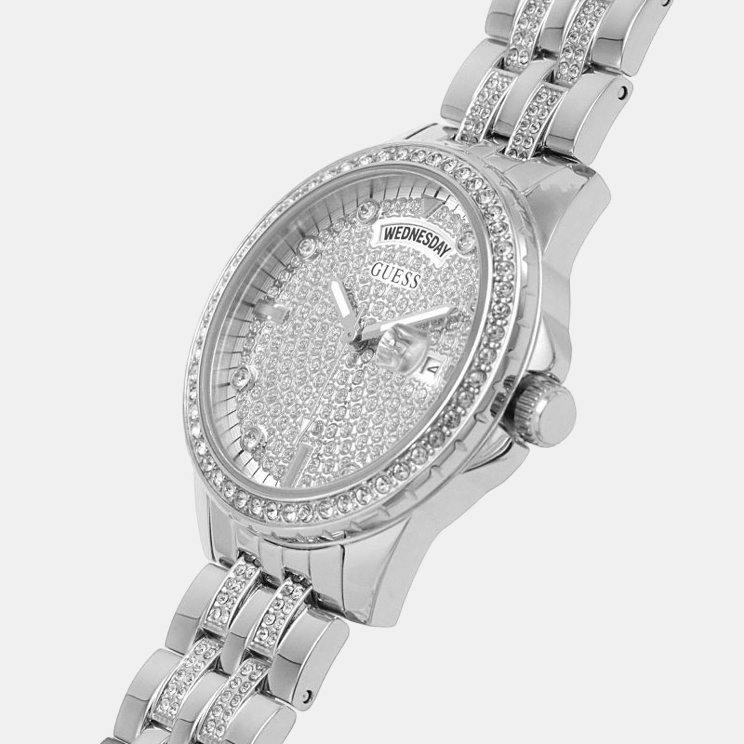 Guess Round Quartz Analog Women watch