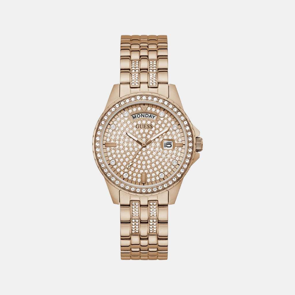 Guess Round Rose Gold Analog watch